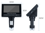 میکروسکوپ دیجیتال 1000X DM4 دارای نمایشگر 4.3 اینچی - تصویر 3