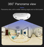 دوربین مداربسته چشم ماهی 360درجه بیسیم VR CAM وایفای تحت شبکه - تصویر 2
