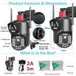 دوربین مینی اسپید دام 3مگاپیکسل سیمکارتی 4G - تصویر 3