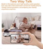 دوربین رباتیک WIFI دید در شب رنگی 2مگاپیکسل - تصویر 8