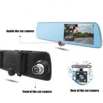 دوربین ثبت وقایع خودرو آینه‌ای سه دوربین تاچ L-12 - تصویر 10