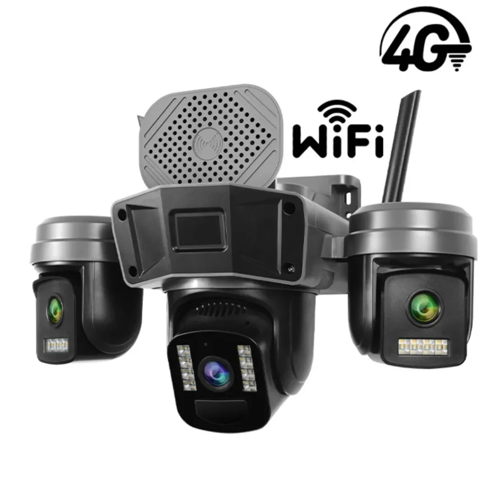 دوربین چرخشی 4 لنز سیمکارتی آژیردار Okam Pro 5MP