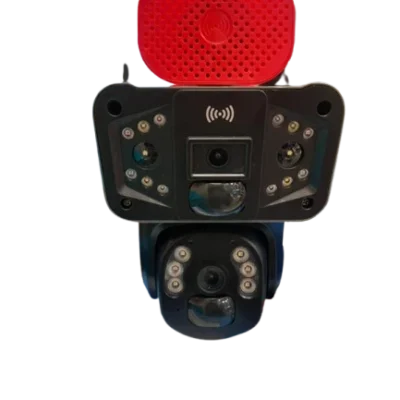 دوربین چرخشی سیمکارتی با پنل خورشیدی 2 لنزه آژیردار 5 مگاپیکسل Okam Pro دید در شب رنگی