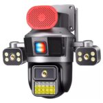 دوربین 3 لنزه چرخشی سیمکارتی آژیردار OkamPro نسخه اروپایی