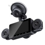 دوربین ثبت وقایع خودرو 4 لنز وای‌فای دار و GPS دار مدل M100 Pro (لنز دایره‌ای)