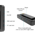 دوربین بادی کمرا جیبی مدل ZC11-4G سیم‌کارت‌خور