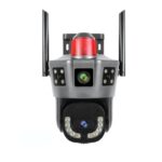 دوربین سیمکارتی چرخشی مدلSD5-4G (مشکی) دو لنزه okam-pro