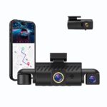 دوربین ثبت وقایع خودرو 4لنزه 4K وایفای با GPS و دید در شب مدل YL-A70 4CH