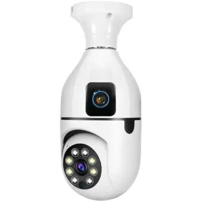 دوربین لامپی 5مگاپیکسل دولنزه آژیردار V380 Pro مدل E28