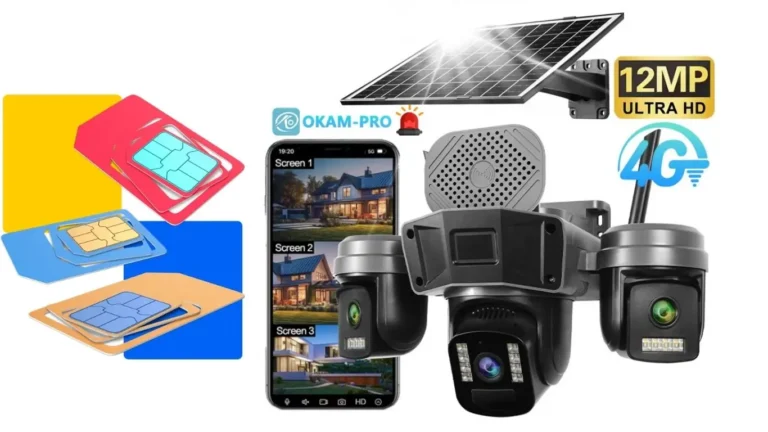 دوربین سیم کارتی چرخشی خورشیدی