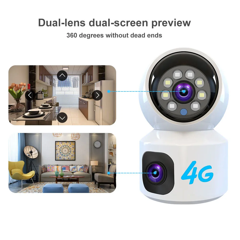 دوربین عروسکی سیمکارتی 5 مگاپیکسل دولنز V380 Pro مدل SQ001-G-L