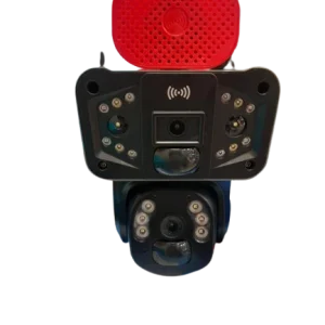 دوربین چرخشی سیمکارتی با پنل خورشیدی 2 لنزه آژیردار 5 مگاپیکسل Okam Pro دید در شب رنگی