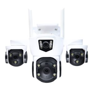 دوربین چرخشی سیم کارتی پهبادی ۴ لنز واقعی ۱۲ مگاپیکسل Okam