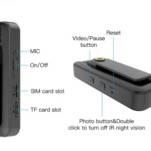 دوربین بادی کمرا جیبی مدل ZC11-4G سیم‌کارت‌خور