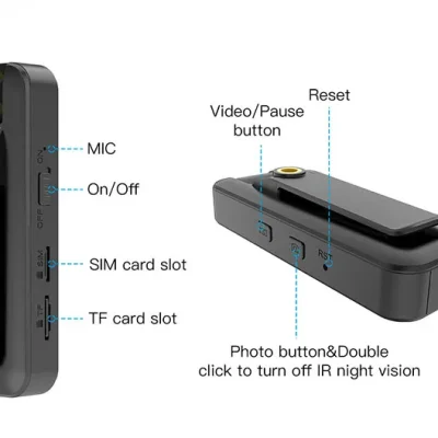 دوربین بادی کمرا جیبی مدل ZC11-4G سیم‌کارت‌خور