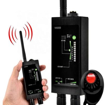دستگاه شنود یاب دوربین یاب و فرکانس یاب مگنت یاب GPS قدرتمند M8000